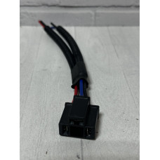 Оригинальный разъем для лампы Н4, пластик с проводом мама в гофре 